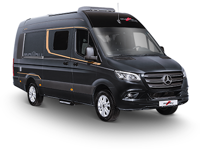 Malibu GENIUS Camper Van als Freisteller – kompakter Teilintegrierter mit moderner Linienführung und innovativer Ausstattung.