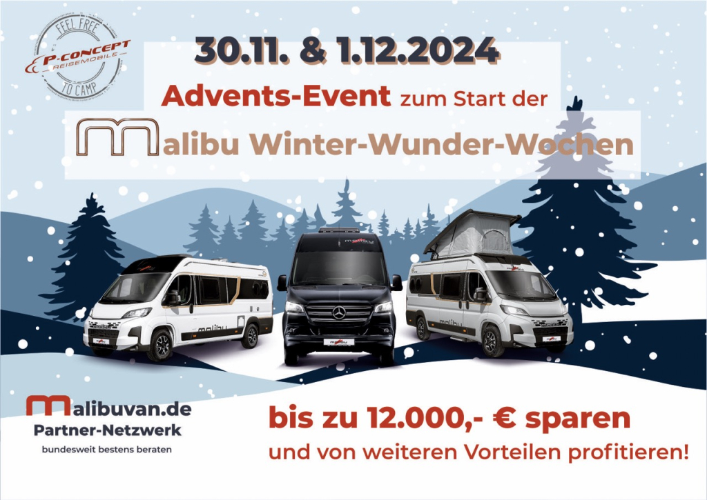Advents-Event zum Start der Malibu Winter-Wunder-Wochen