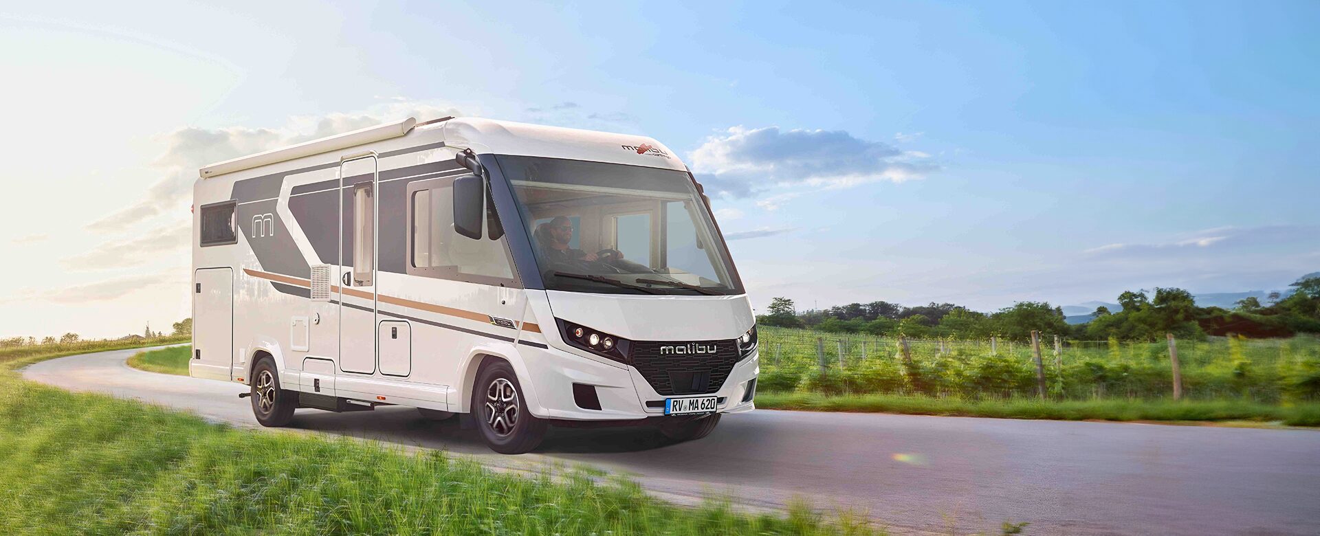 Fahraufnahme Sichtkonzept 2026 Malibu I450RBLE Fiat